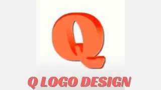 Adobe Illustrator cc - Q Letter Logo Design
