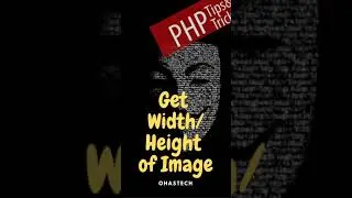 Advance #PHP tricks - Get Width/Height of Image with php #shorts + tech