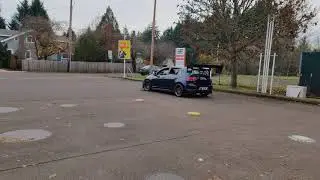 Stage 2 GTI MK7 leaving the gas station