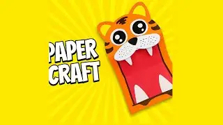 KAĞITTAN KAPLAN YAPIMI | Adım Adım Güçlü Kaplan Nasıl Yapılır? (@bfkrmvar) PAPER TIGER MAKING