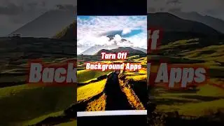 Trun Off Background Apps 😱💥🔥 #shorts #windows