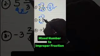 Mixed Number to Improper Fraction