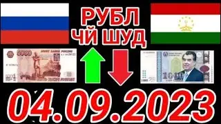 Курси руси дар точикистон 04.09.2023 Курби асъор имруз курси имруза