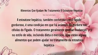 Segredo: Como a dieta correta cura fígado gorduroso?!.#vivercomsaude