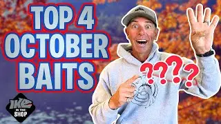 🔥TOP 4 Baits for OCTOBER (Fall Bass UNLOCKED)🎣