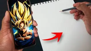 How to Draw Goku Step by Step | Goku Outline Tutorial