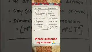 distance and displacement physics