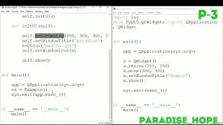 PyQt5 QIcon class how to set icon on gui