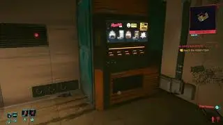 Cyberpunk 2077 How to move the vending machine in gig Greed Never Pays