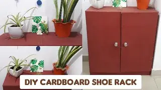 How to make Shoe Rack at home || DIY Cardboard Shoe Rack || Best out of waste