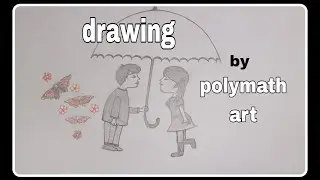 sketch girl and boy love_____#drawing #pencildrawing #art