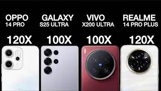 Oppo Reno 14 pro vs Samsung galaxy s25 ultra vs Vivo x200 ultra vs Realme 14 pro plus | camera test