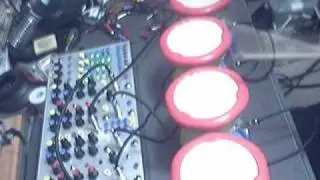 Drum Pads for the homemade drum synth