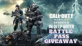 Call of duty season 5 Battle Pass Giveaway| Buying Battle Pass| CODM In Deep Water|