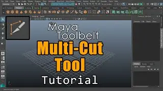 The Maya Toolbelt - Multi-Cut Tool (Maya 2023)