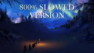 TES V: Skyrim OST - The Gathering Storm | 800% Slowed version
