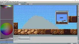 basic level mockup with aesprite.