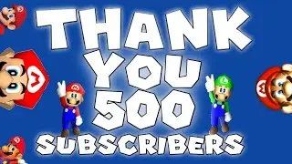 Thank You 500 Subscribers