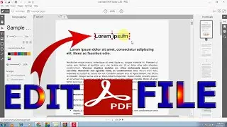 How To Edit A PDF File in Laptop PC Windows 7,8,10