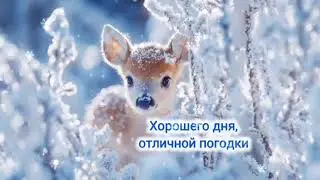 Доброе утро,хорошего дня,музыкальная открытка с добрым утром! 