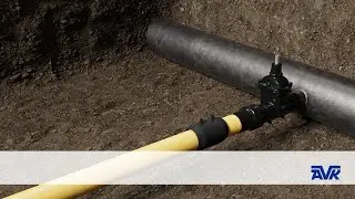 Transition gate valves for gas | from steel pipes to PE pipes | AVK