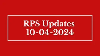 RPS Updates 10/04/2024