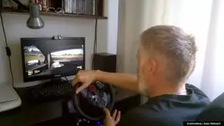 Обзор игрового руля Logitech Driving Force GT с игровым видео
