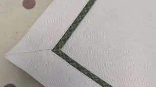 How to frame a piece with edging: a simple and easy-to-follow tutorial