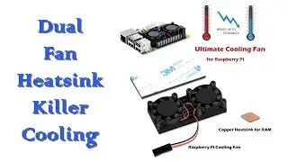 iUniker Raspberry Pi Heatsink Dual Fan Unboxing and Review