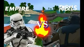 rebels invade emperial base in minecraft!