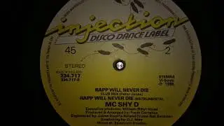 Mc Shy-D - Rapp Will Never Die (Instrumental) (1985)