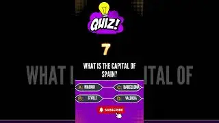 Madrid Mysteries Beyond Tapas and Flamenco, Uncovering Spain's Vibrant Capital! #quiz #youtubeshorts