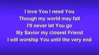 Jesus Lover of My Soul (worship video w/ lyrics)