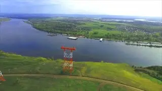 Перелет через Енисей (Ермолаево Красноярского края)