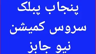 پنجاب پبلک سروس کمیشن نیو جابز  PPSC LATEST JOBS