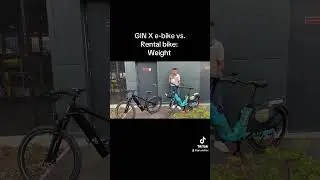 GIN X e-bike vs. rental e-bike