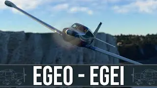 🔴 EGEO to EGEI: Discovering the Scottish Highlands in the A2A Comanche - Scenic Flight!
