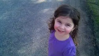 Gianna First Bike Ride - No Training Wheels + Tal - Flipsy Doodie