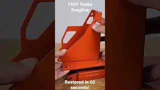 1959 Tonka Dragline restored in 60 seconds!