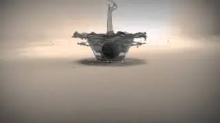 Ball Falling into Water Realflow and Cinema 4D
