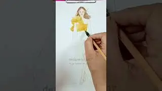 Full Tutorial uploaded on my YouTube channel ✨💕#shorts #priyafashionartstudio #watercolor #viral