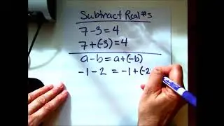 Subtract Real Numbers