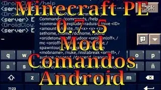 Comandos Minecraft Pe|Mod Script|Nuke|Sprint....