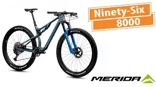 Merida's first downcountry bike, the Ninety-Six 8000