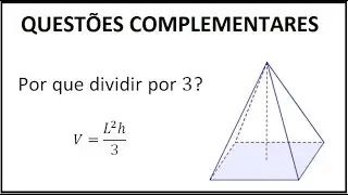 INTEGRAIS - Volume da pirâmide