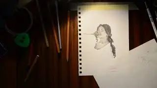 *PENCILS* Esta Bella Cosplay 's portrait *time laps*