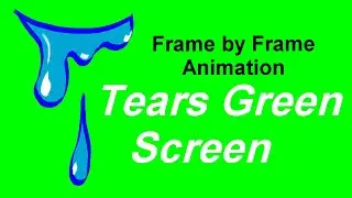 Green Screen Tears - Crying Effect frame by frame animation