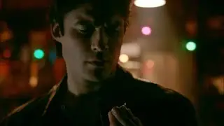 TVD 8x9 - Damon staring at Elena's necklace | Delena Scenes HD