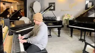 Relic'd Yamaha U1 Acoustic Vs ROLAND HP3-E Digital Piano at Sherwood Phoenix