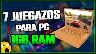🎮 7 JUEGAZOS MÁS para PC para de BAJOS RECURSOS (con tan SOLO 1GB RAM) ✅